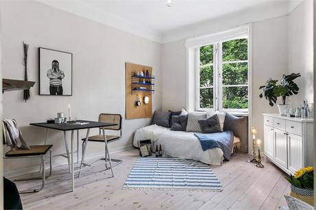 Vivir en 20m2: Pocos metros pero decorado con buen gusto.