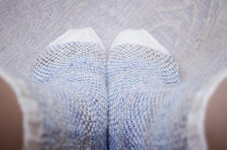 Broken Seed Stitch Socks