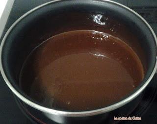 Pastelitos de chocolate y naranja