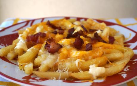 La mejor Bacon Cheese fries - Patatas fritas estilo Foster´s Hollywood