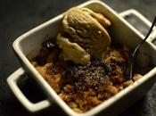 Crumble manzana mango.