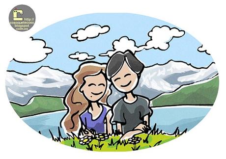 El primer bordado de una ilustración de Raúl