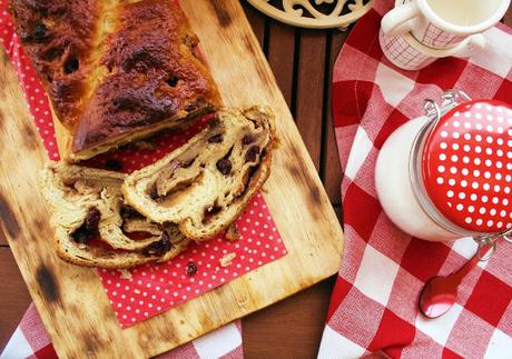 Yeasted White Chocolate Coffee Cake