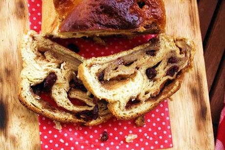 Yeasted White Chocolate Coffee Cake