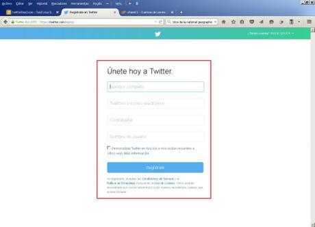 Pasos para crear una cuenta de Twitter, desde Cuba, sin dar el número de teléfono