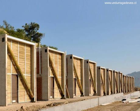 Viviendas sociales para comunidad indígena en Chile.