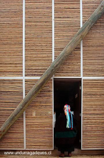 Viviendas sociales para comunidad indígena en Chile.