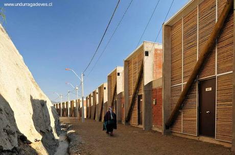 Viviendas sociales para comunidad indígena en Chile.
