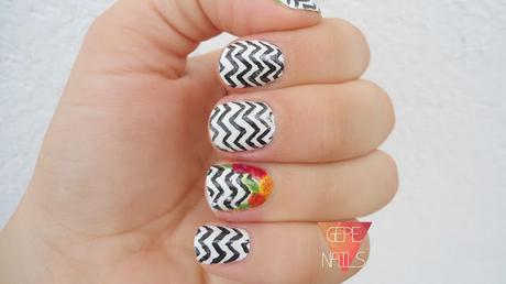 CHEVRON FLORAL