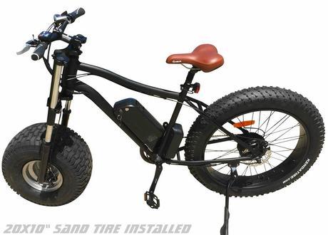 La Xterrain500 de Sand Snow Bikes es una interesante propuesta de una máquina con asistencia eléctrica para todo terreno