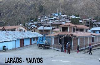 En Yauyos: POBLACIÓN DE LARAOS SE SIENTE DESCONECTADO DEL GORE LIMA...