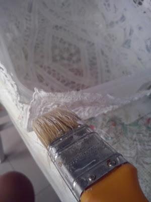 ♥ ♥ ♥ CESTA HECHA CON TAPETITOS DE HILO