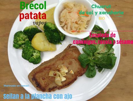 Comida vegana completa y exprés (Lista en 10 minutos) Comida-completa