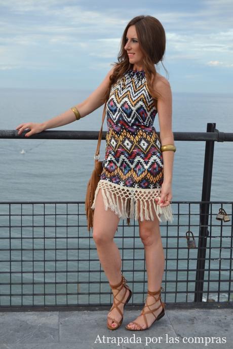 FRINGE BOHO DRESS