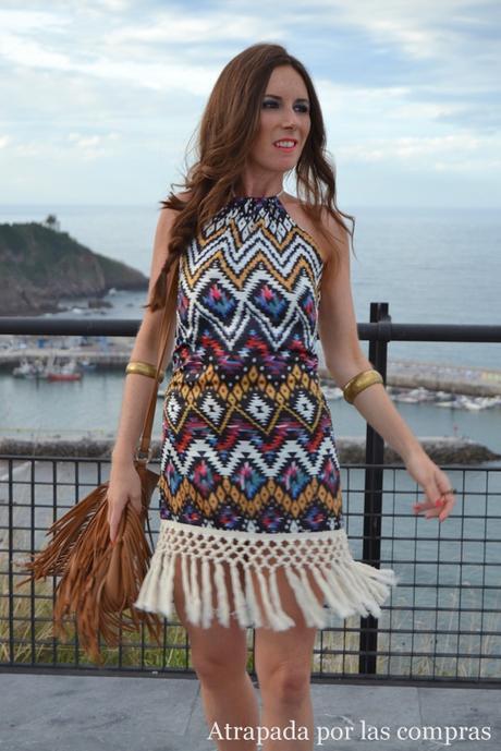 FRINGE BOHO DRESS