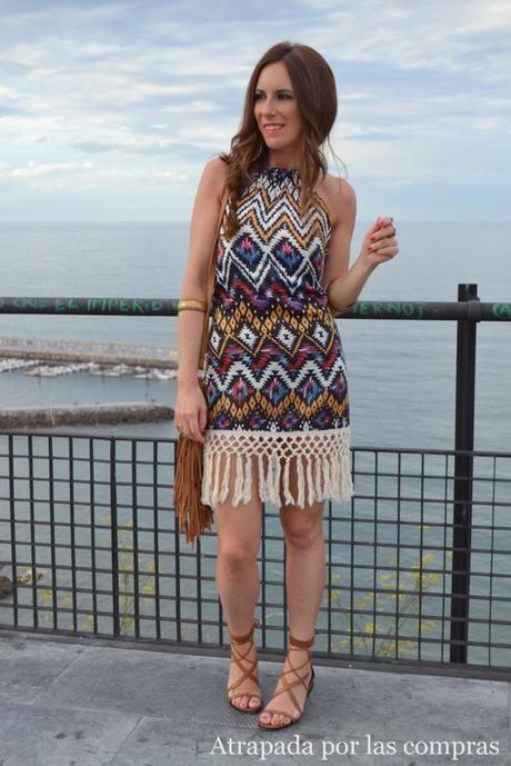 FRINGE BOHO DRESS