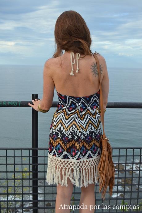 FRINGE BOHO DRESS