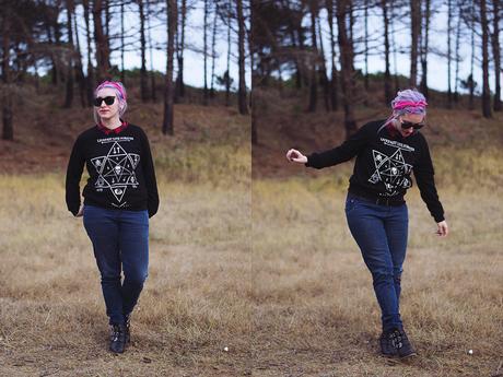 ootd-oasap-buzo-argentina-fashion-blogger-bandana-rockabilly-chupin-botines-anca-y-co