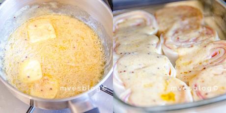 Party rolls de jamón y queso. Receta paso en vídeo. 