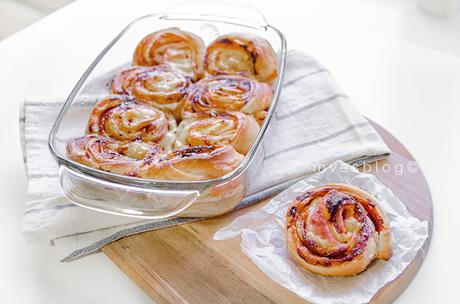 Party rolls de jamón y queso. Receta paso en vídeo. 