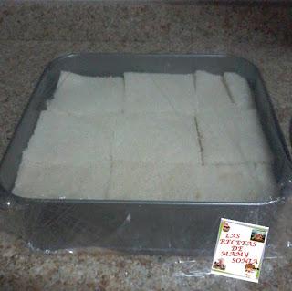 PASTEL DE PAN DE MOLDE