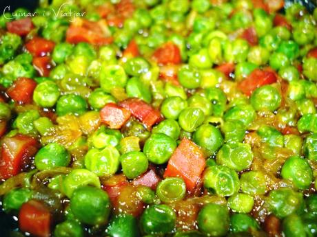 Guisantes con jamón