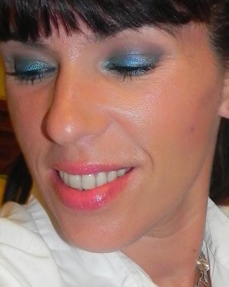 Blanco y turquesa (Look y outfit)