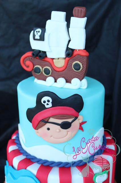 TARTA FONDANT PIRATAS