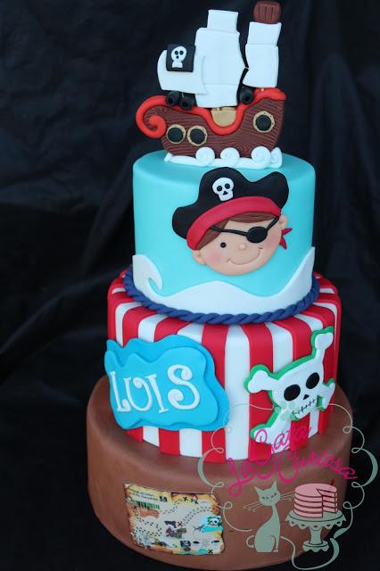 TARTA FONDANT PIRATAS