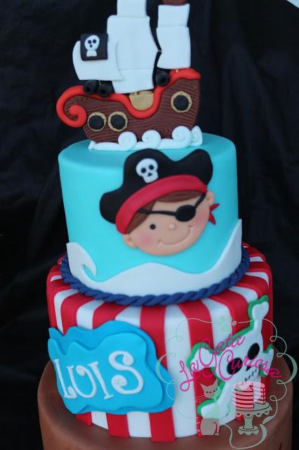 TARTA FONDANT PIRATAS