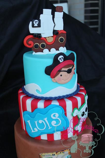 TARTA FONDANT PIRATAS