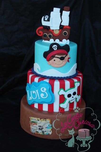 TARTA FONDANT PIRATAS