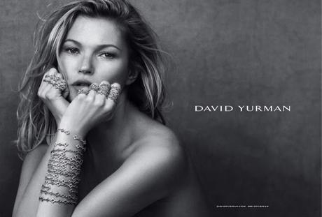 Kate Moss repite con David Yurman para la campaña de otoño