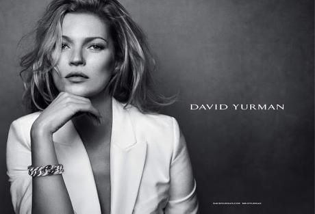 Kate Moss repite con David Yurman para la campaña de otoño