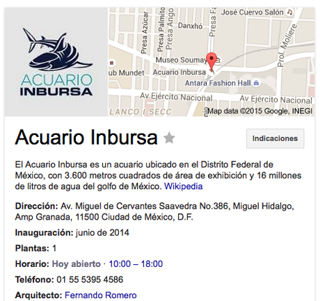 Acuario Inbursa | México D.F. (2015)