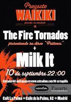 Proyecto Waikiki trae a The Fire Tornados y Milk it a Café La Palma