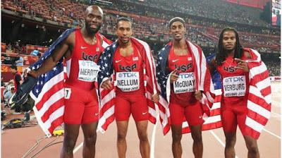 Beijing 2015: Estados Unidos obtuvo el oro en la prueba de 4x400 metros masculino