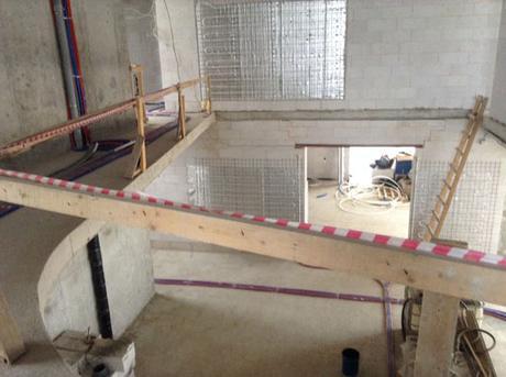 A-cero Projects Nuevas fotos de obra de la vivienda diseñada por A-cero al este de Europa