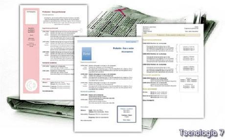 Plantillas de Curriculum Vitae Gratis