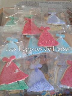 VESTIDOS DE FIESTA (GALLETAS DE MANTEQUILLA)