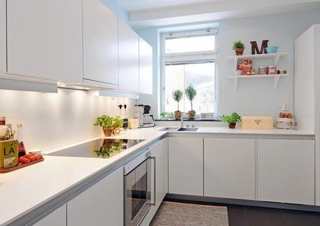 decoración en blanco