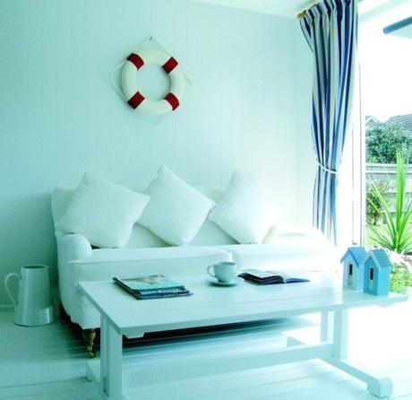 Decoración en blanco -Salon