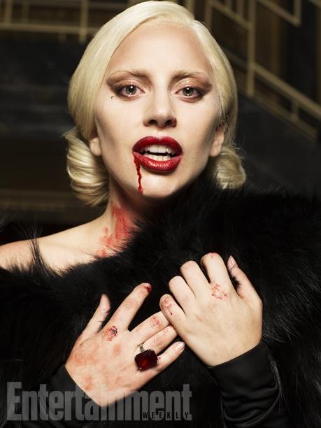 Lady Gaga luce muy vampírica para la sesión de Entertaiment Weekly