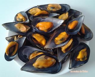 Mejillones en salsa de vieira