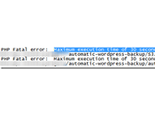 Solucion para error WordPress “Maximum execution time seconds exceeded”