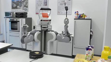 Este robot puede cocinar despues de leer tutoriales en internet chef-robot