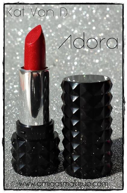 Review labiales Studded Kiss Lipstick de Kat Von D.