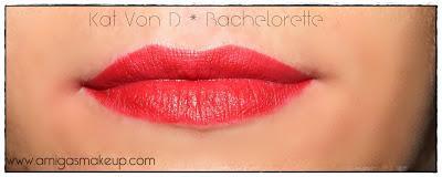 Review labiales Studded Kiss Lipstick de Kat Von D.