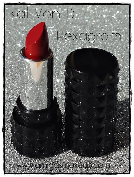 Review labiales Studded Kiss Lipstick de Kat Von D.