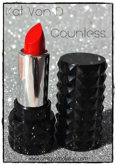 Review labiales Studded Kiss Lipstick de Kat Von D.